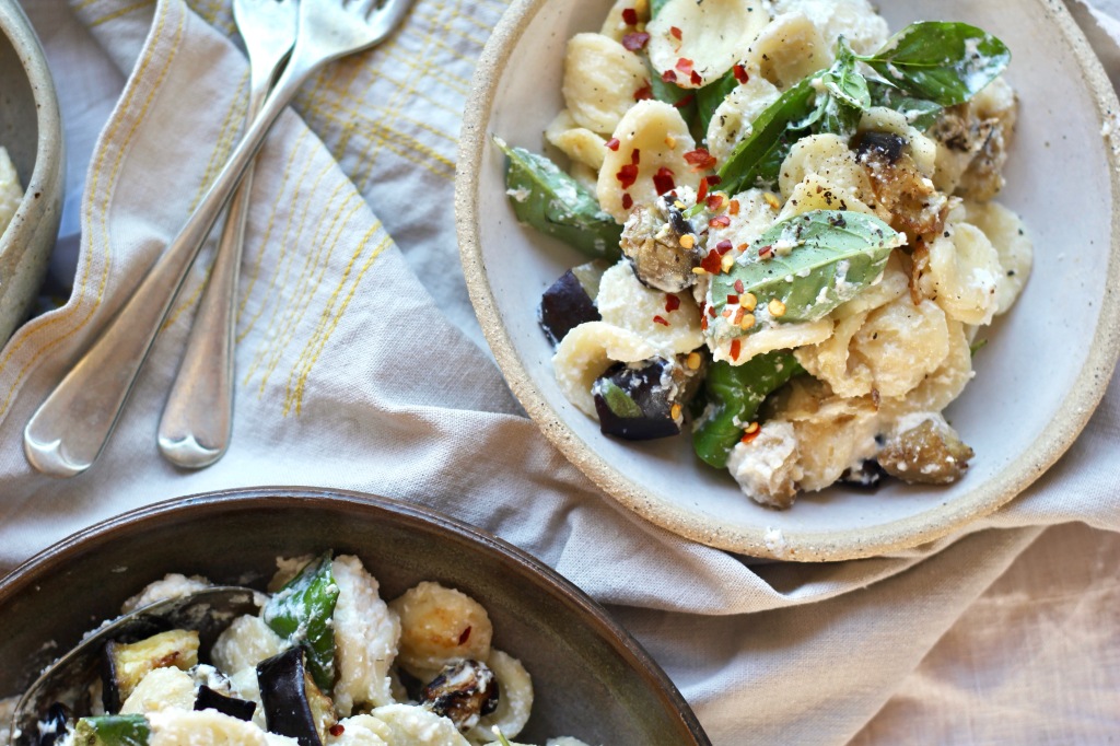 Orecchiette with Ricotta, Eggplant &amp; Black Olives – highgate hill kitchen